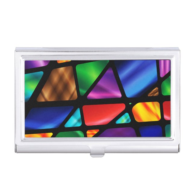 Stained Glass Window Business Card Holder (Front)