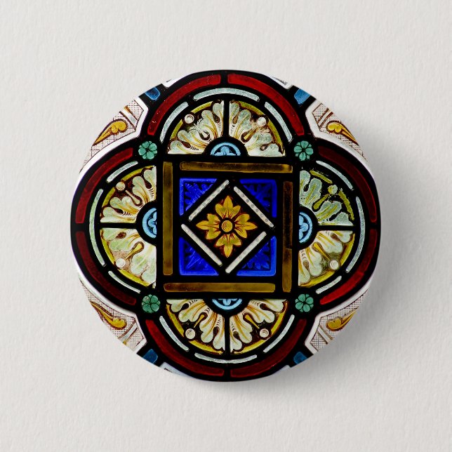 Stained Glass Window Button (Front)