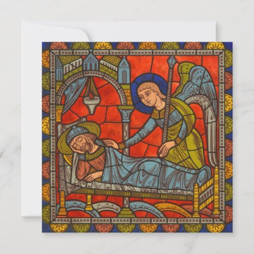 Stained Glass Window from Chartres Cathedral Invitation