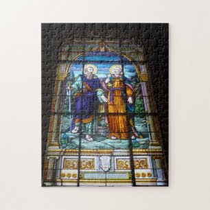 stained glass window jigsaw puzzle