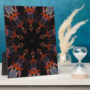 Stained Glass Window Kaleidoscope 12 Plaque