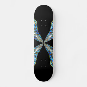 Stained Glass Window Kaleidoscope 16 Skateboard Deck