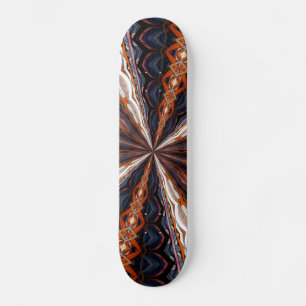 Stained Glass Window Kaleidoscope 19 Skateboard Deck