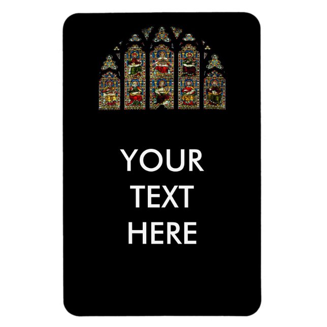 Stained Glass Window Magnet (Vertical)