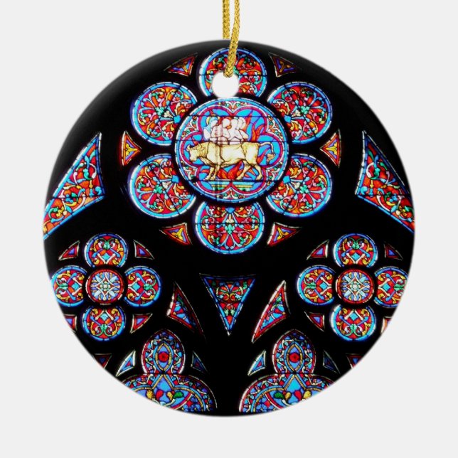 Stained Glass Window Ornament (Front)