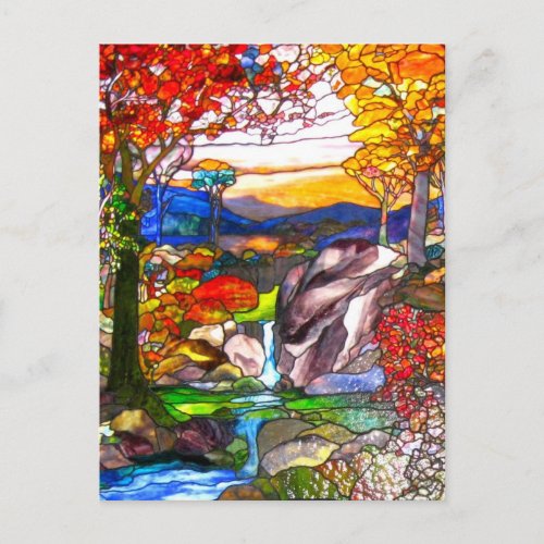 Stained Glass Window Postcard