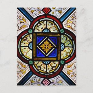 Stained Glass Window Postcard