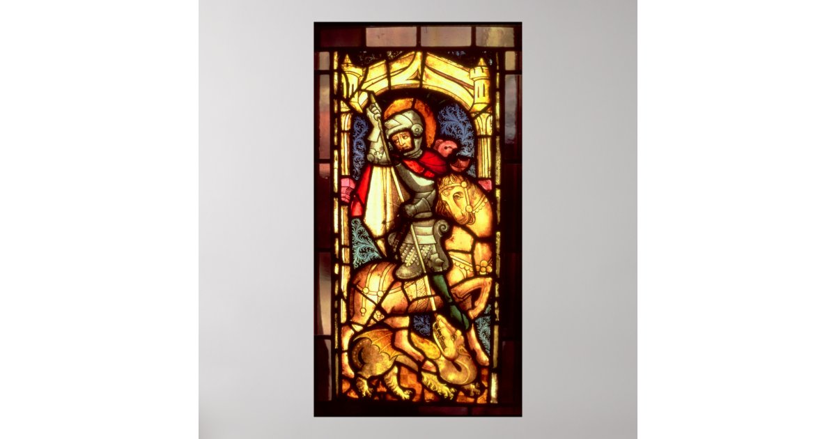 Stained Glass Window Poster | Zazzle