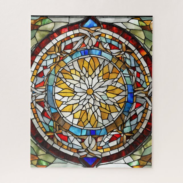 Stained Glass Window Puzzle (Vertical)