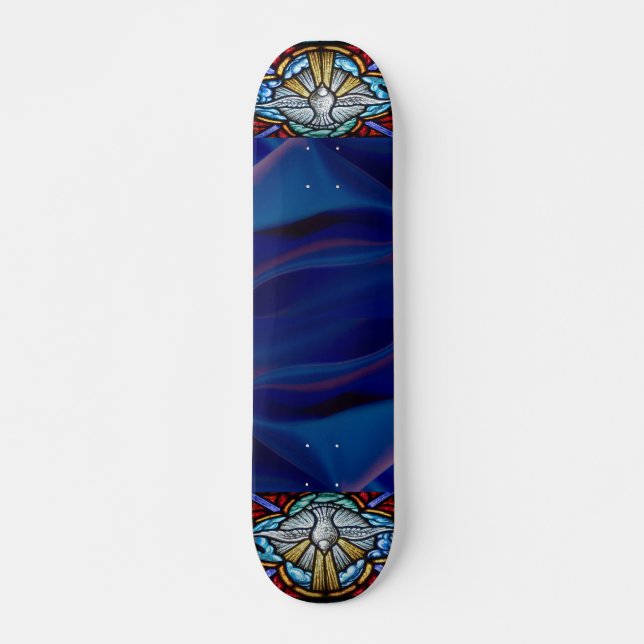 Stained Glass Window Skateboard Deck (Front)