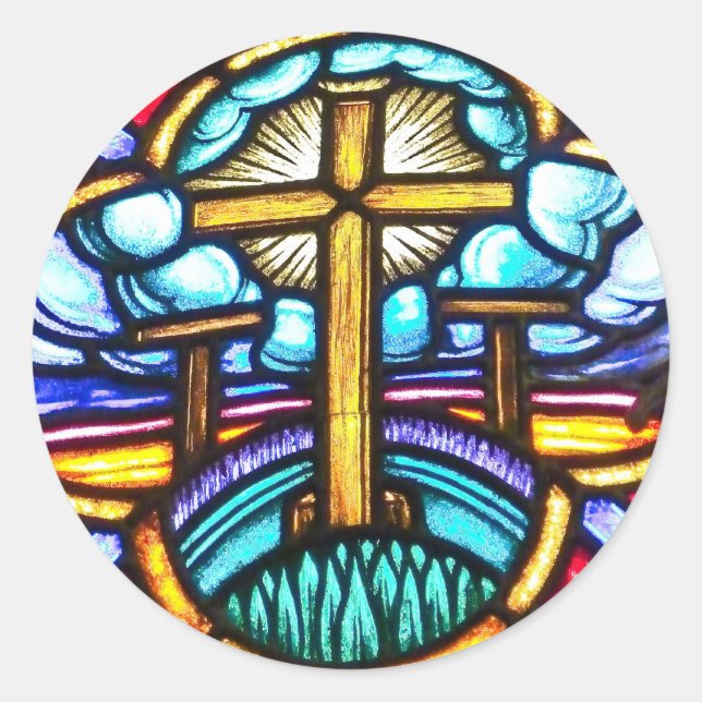 Stained Glass Window Stickers (Front)