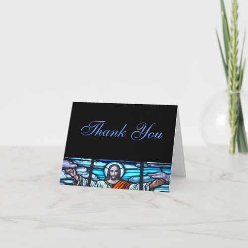 Stained Glass Window Thank You Card