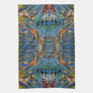 Stained Glass Windows Abstract Towel