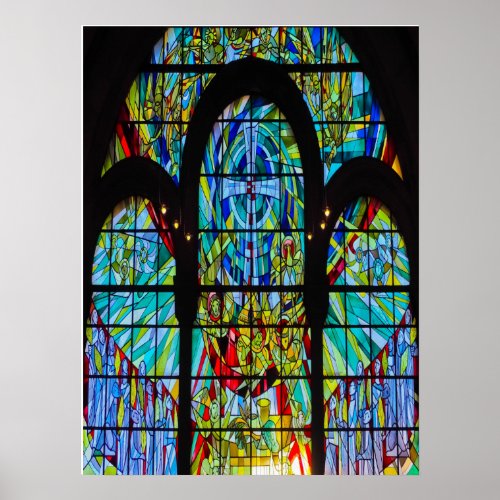 Stained Glass Windows  Poster