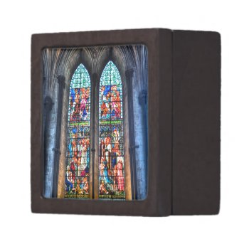 Stained Glass Windows  Salisbury Cathedral  Uk Keepsake Box by RavenSpiritPrints at Zazzle