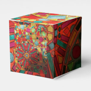 Stained Ornament Favor Boxes