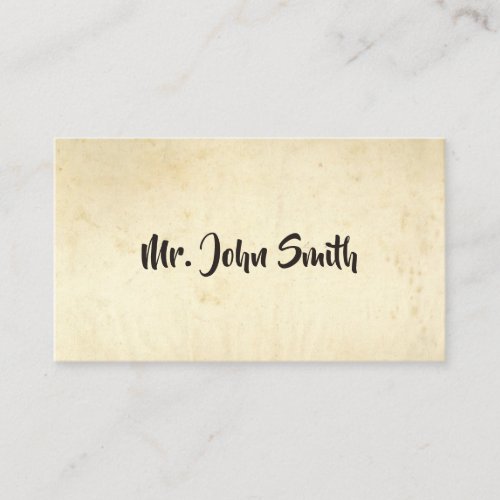 Stained Parchment Antique Blank Background Appointment Card