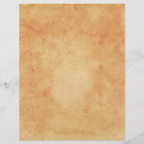 Stained vintage parchment printed scrapbook paper