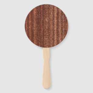 Stained Wood Hand Fan