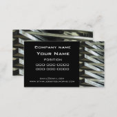 Stainess steel /chrome metalwork business card (Front/Back)