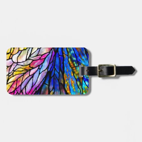 Stainged Glass Tiffany _ style  Luggage Tag