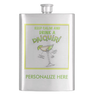 STAINLESS FLASK - KEEP CALM and DRINK A DAIQUIRI