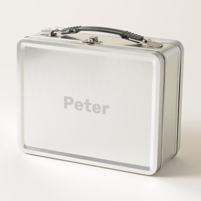 Stainless Lunch Box  (Front)