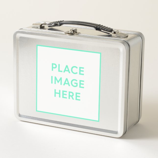 Stainless Metal Lunchbox (Front)