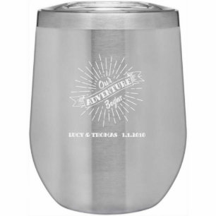 Stainless Steel 12oz Valentines Gift Wine Tumbler