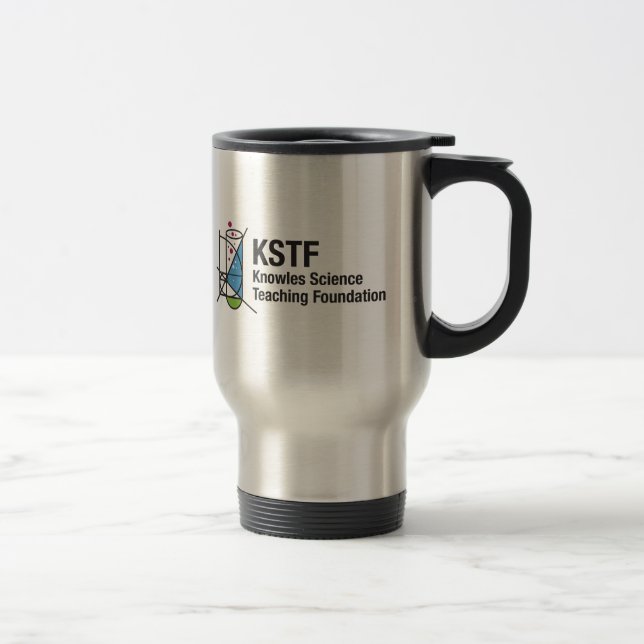 Stainless Steel 15 oz Travel/Commuter Mug - KSTF (Right)