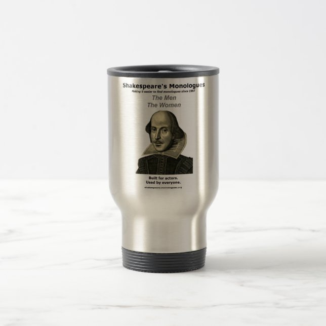 Stainless Steel 15 oz Travel Mug (Center)
