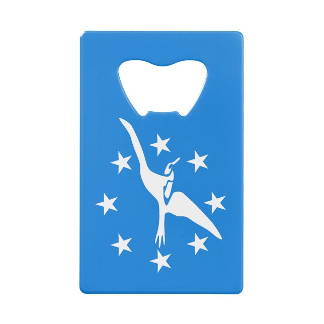 Stainless Steel Bottle Opener Corpus Christi flag (Front)