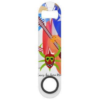 Stainless Steel Bottle Opener Puerto Rican