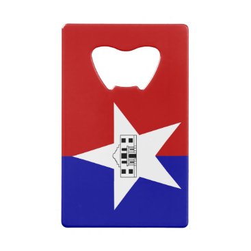 Stainless Steel Bottle Opener San Antonio flag Stainless Steel Bottle Opener San Antonio flag