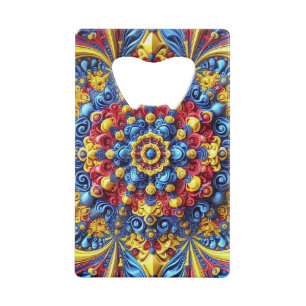 Stainless Steel Bottle Opener with Romanian Colors