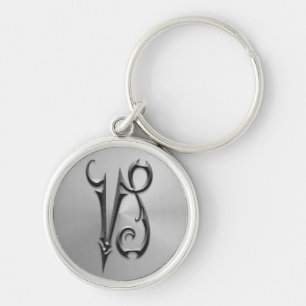 Stainless Steel Capricorn Symbol Keychain
