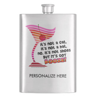 Stainless Steel COCKTAIL FLASK, BUT IT'S GOT BOOZE Flask