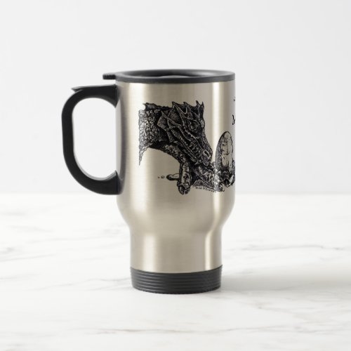 Stainless Steel Dragon Travel Mug 15 oz