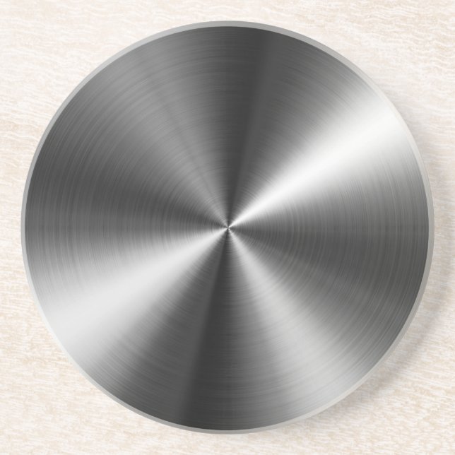 Stainless Steel Drink Coaster (Front)