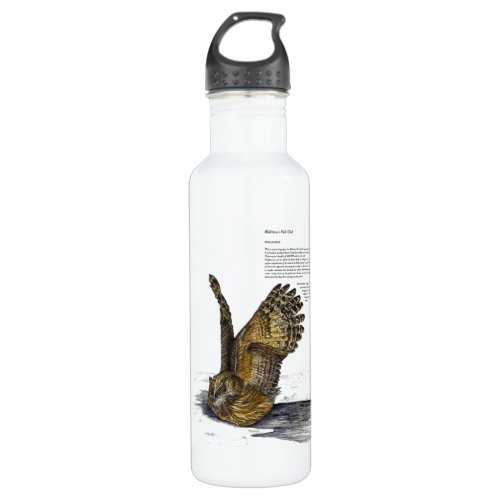 Stainless Steel Endangered Owl Water Bottle