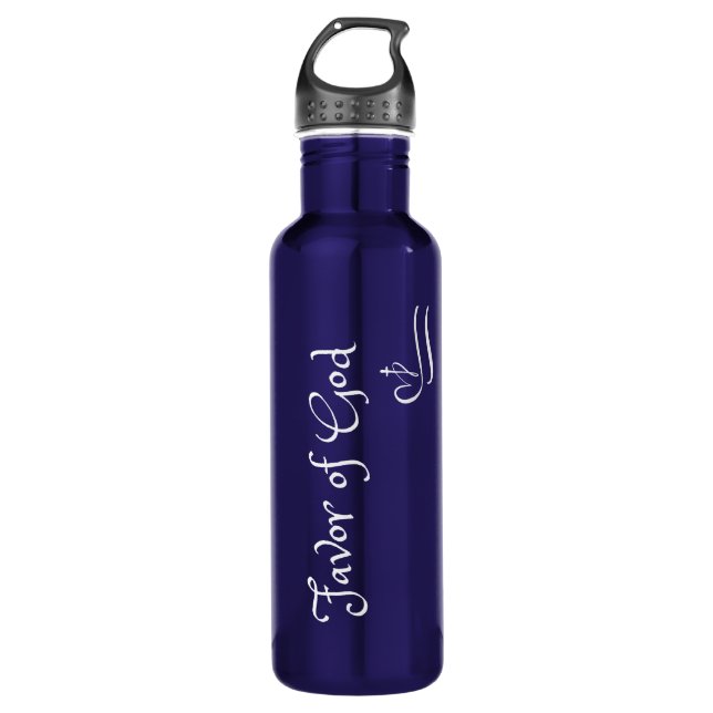 Stainless Steel Favor of God Water Bottle (Front)