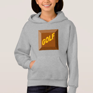 Stainless steel hooded trim girls CHOCOLAT GOLF Hoodie