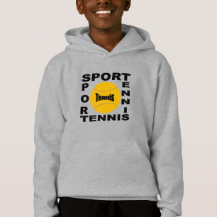 Stainless Steel Kids DESIGN SPORT TENNIS Hoodie