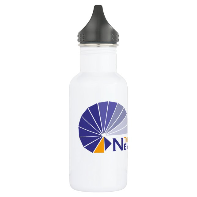 Stainless Steel Logo Water Bottle (Left)