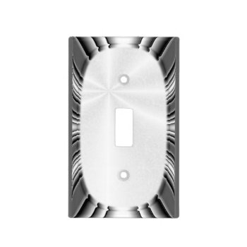 Stainless Steel Look ~ Switch Plate by Andy2302 at Zazzle