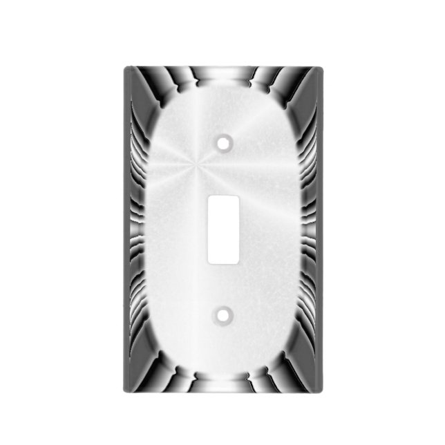 Stainless Steel Look ~ Switch Plate (Front)