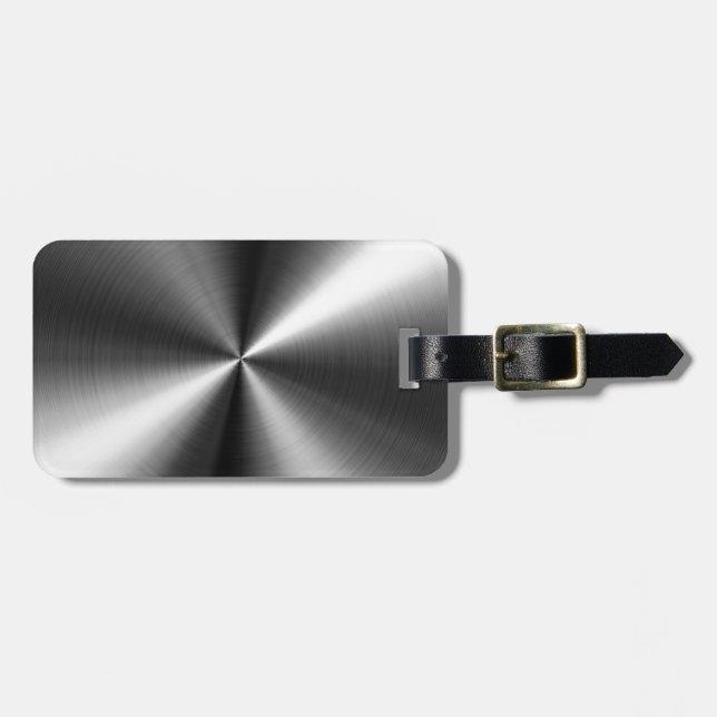 Stainless Steel Luggage Tag (Front Horizontal)