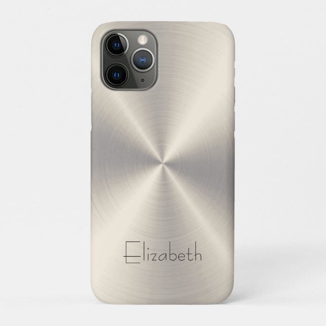 Stainless Steel Metal Case-Mate iPhone Case (Back)