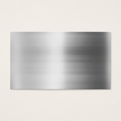 Stainless Steel Metal Look Business Card
