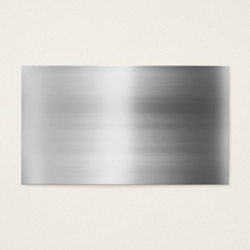 Customizable Stainless Steel Metal Look Business Card